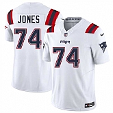 Men & Women & Youth New England Patriots #74 Caleb Jones White 2025 F.U.S.E. Vapor Limited Stitched Jersey,baseball caps,new era cap wholesale,wholesale hats